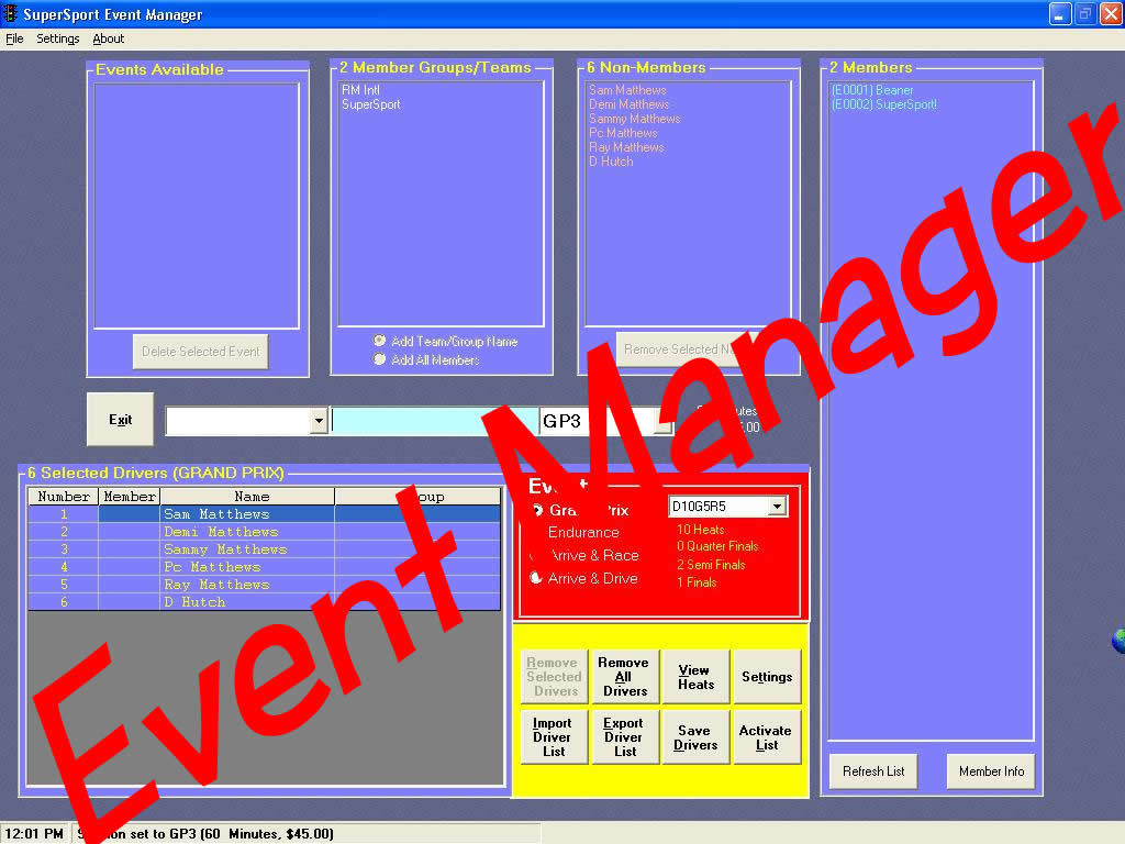 Event Manager