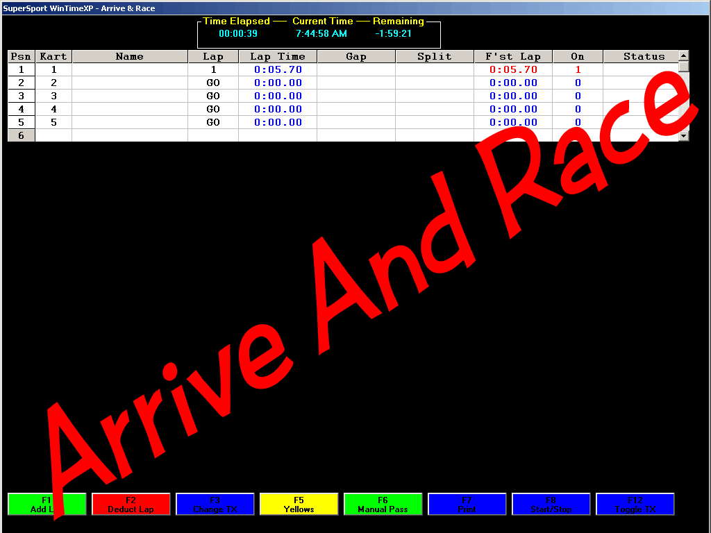 Arrive And Race